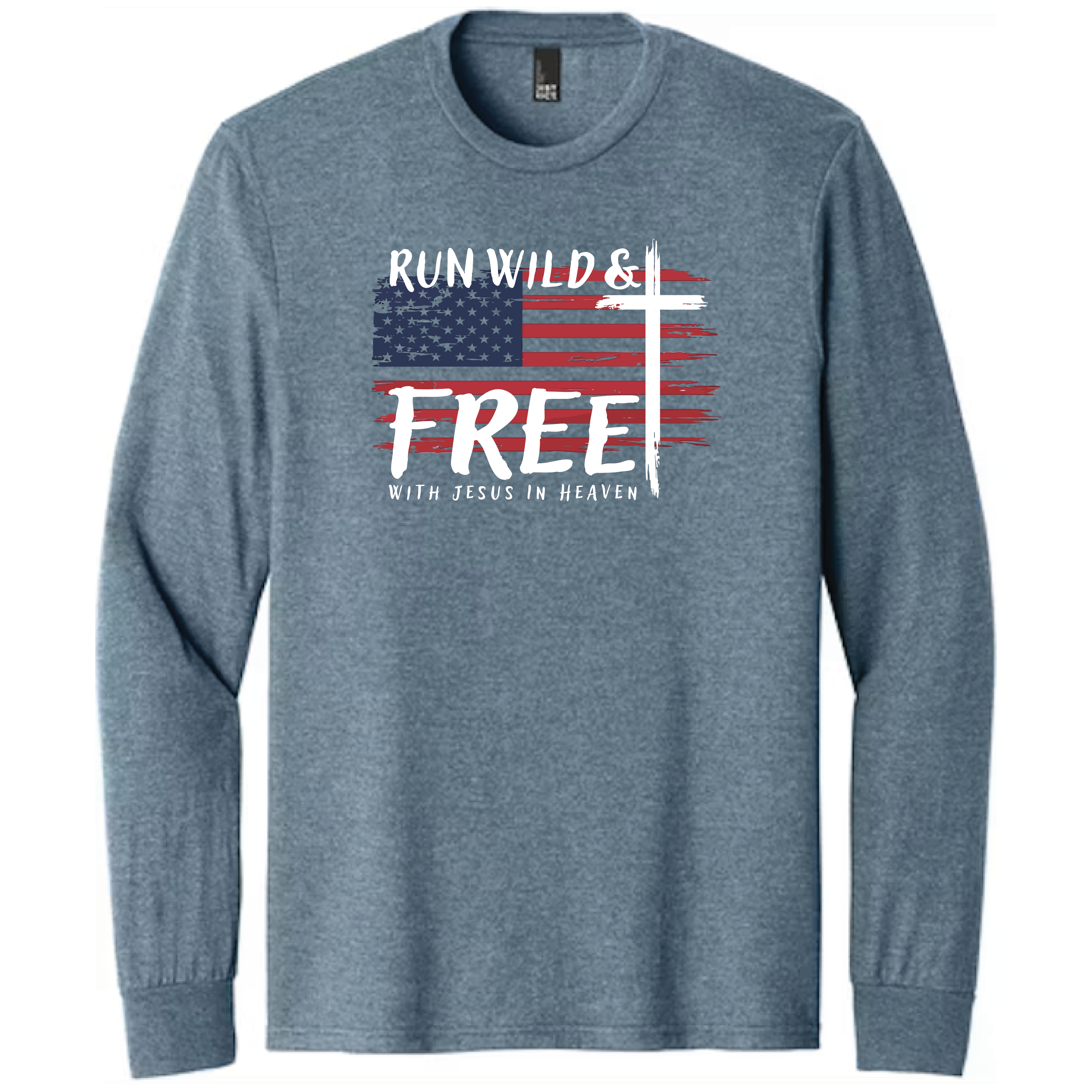 Adult District DM132 - Unisex Perfect Tri Long Sleeve Tee - RWF2