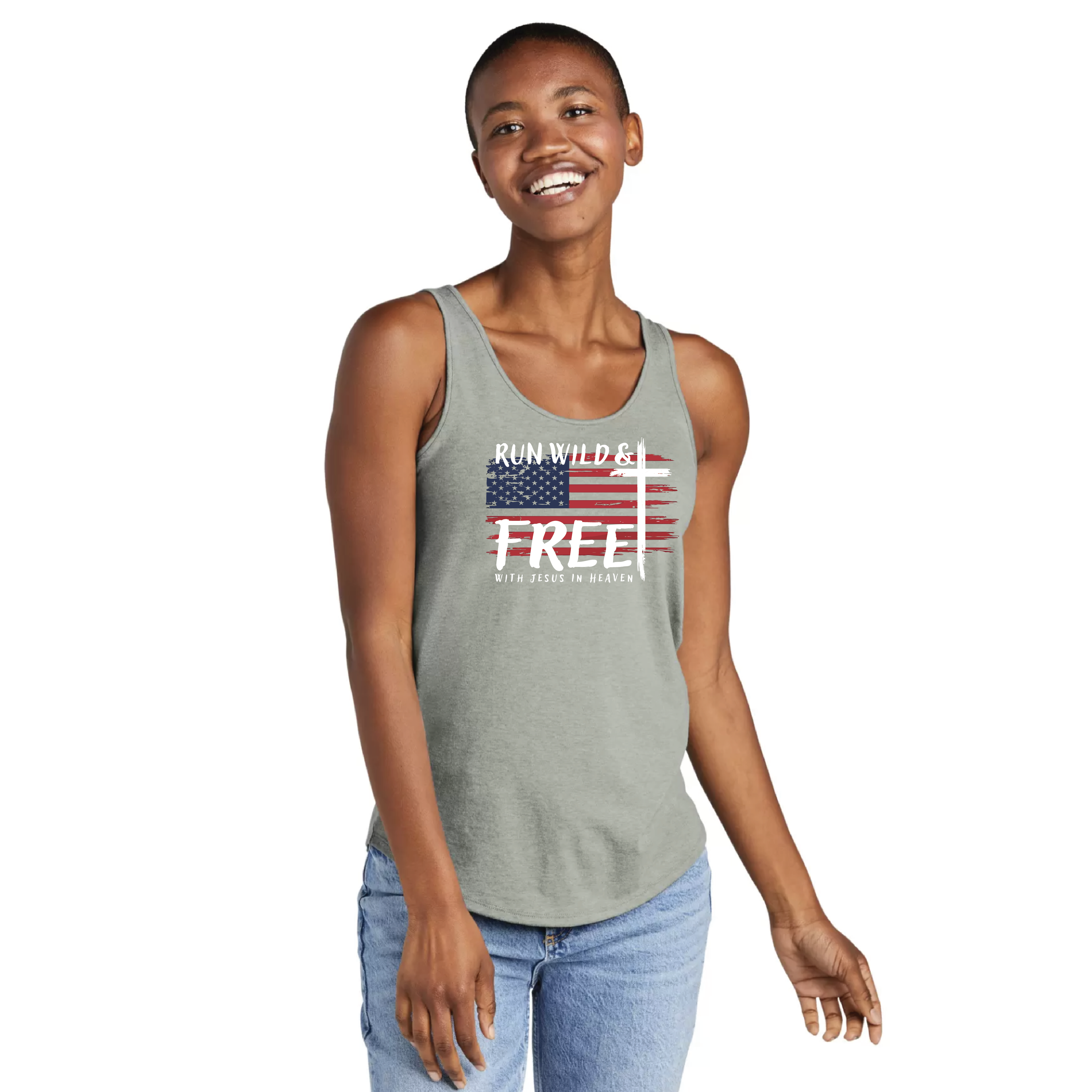 District DT151 - Women's Perfect Tri Relaxed Tank - RWF2