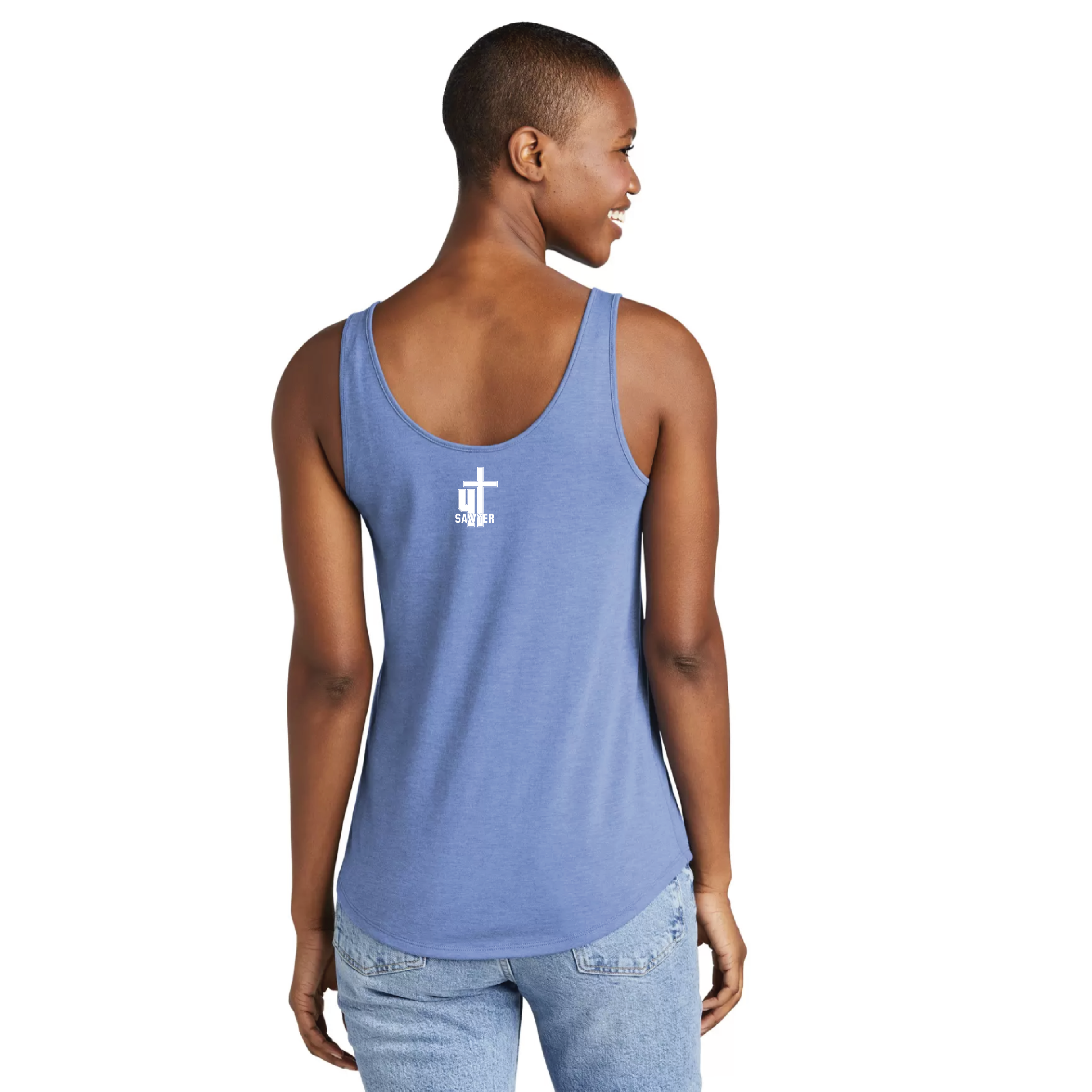 District DT151 - Women's Perfect Tri Relaxed Tank - RWF2