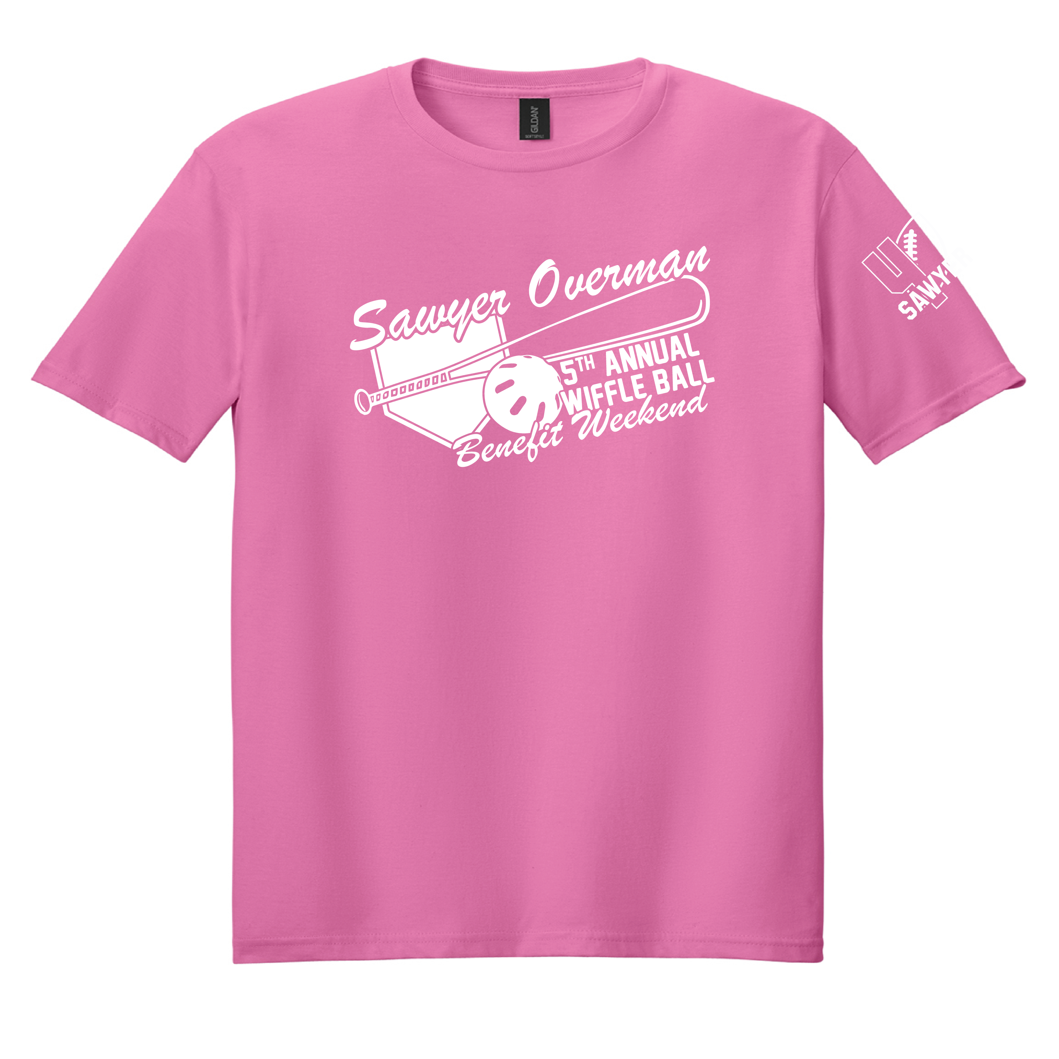 Adult Gildan G640 - Softstyle Unisex T-Shirt - Wiffle ball