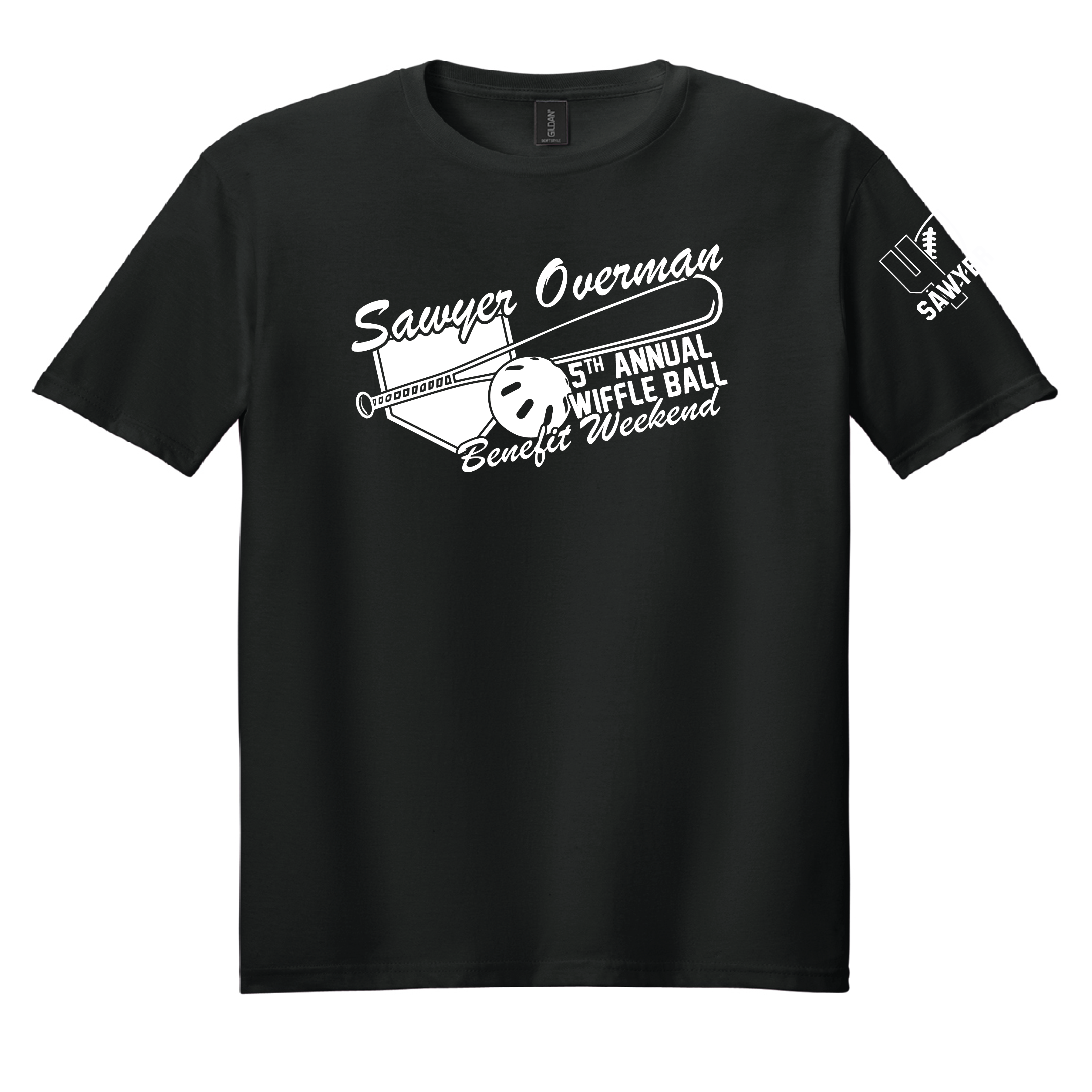 Adult Gildan G640 - Softstyle Unisex T-Shirt - Wiffle ball