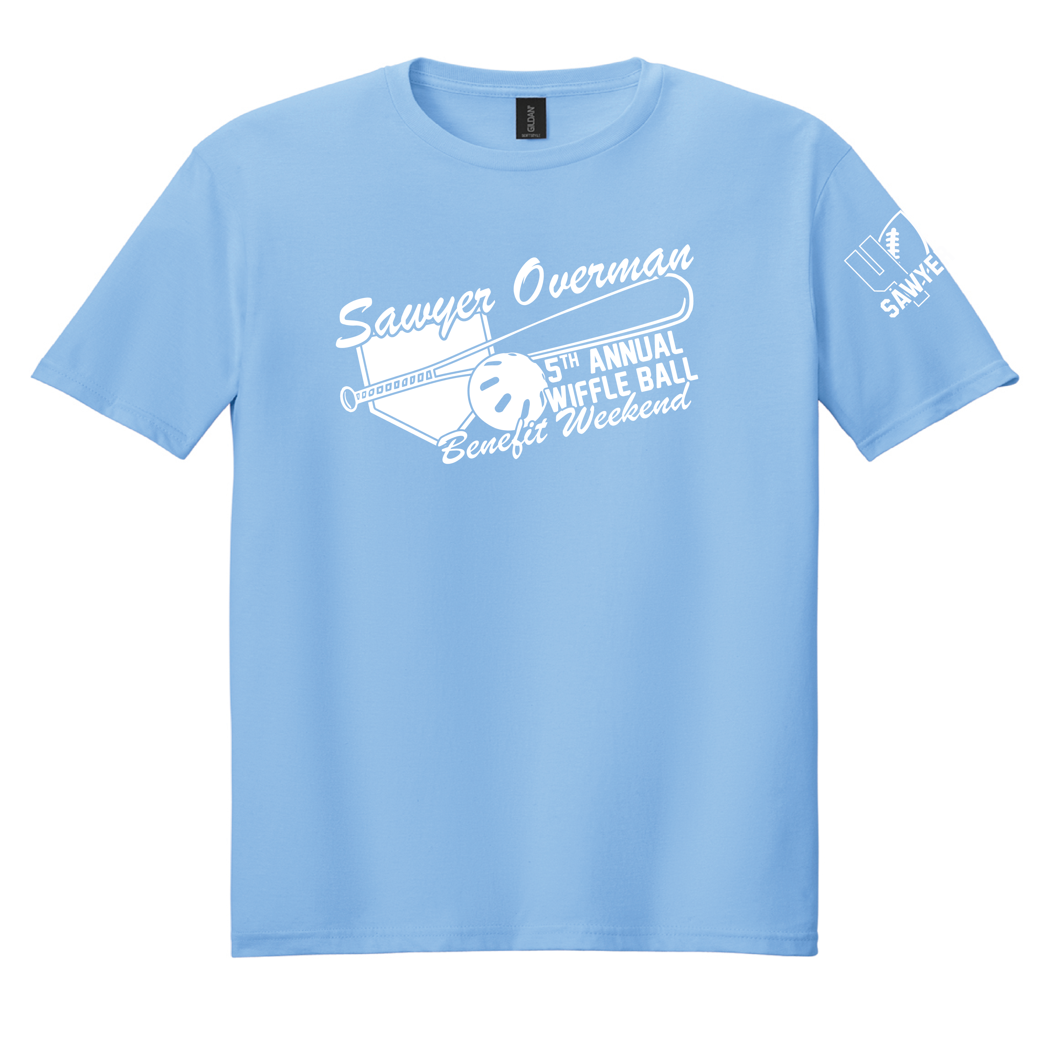 Adult Gildan G640 - Softstyle Unisex T-Shirt - Wiffle ball