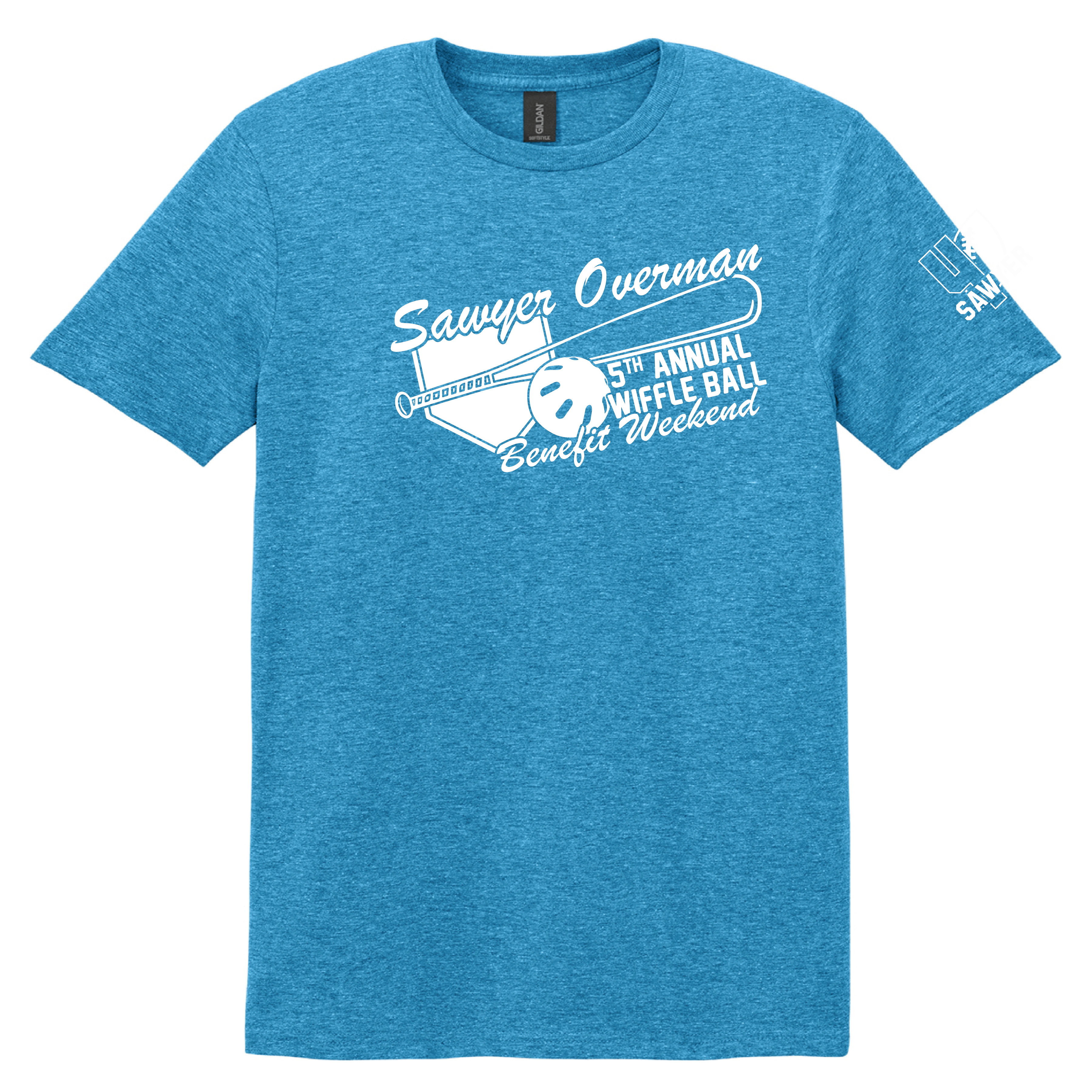 Adult Gildan G640 - Softstyle Unisex T-Shirt - Wiffle ball