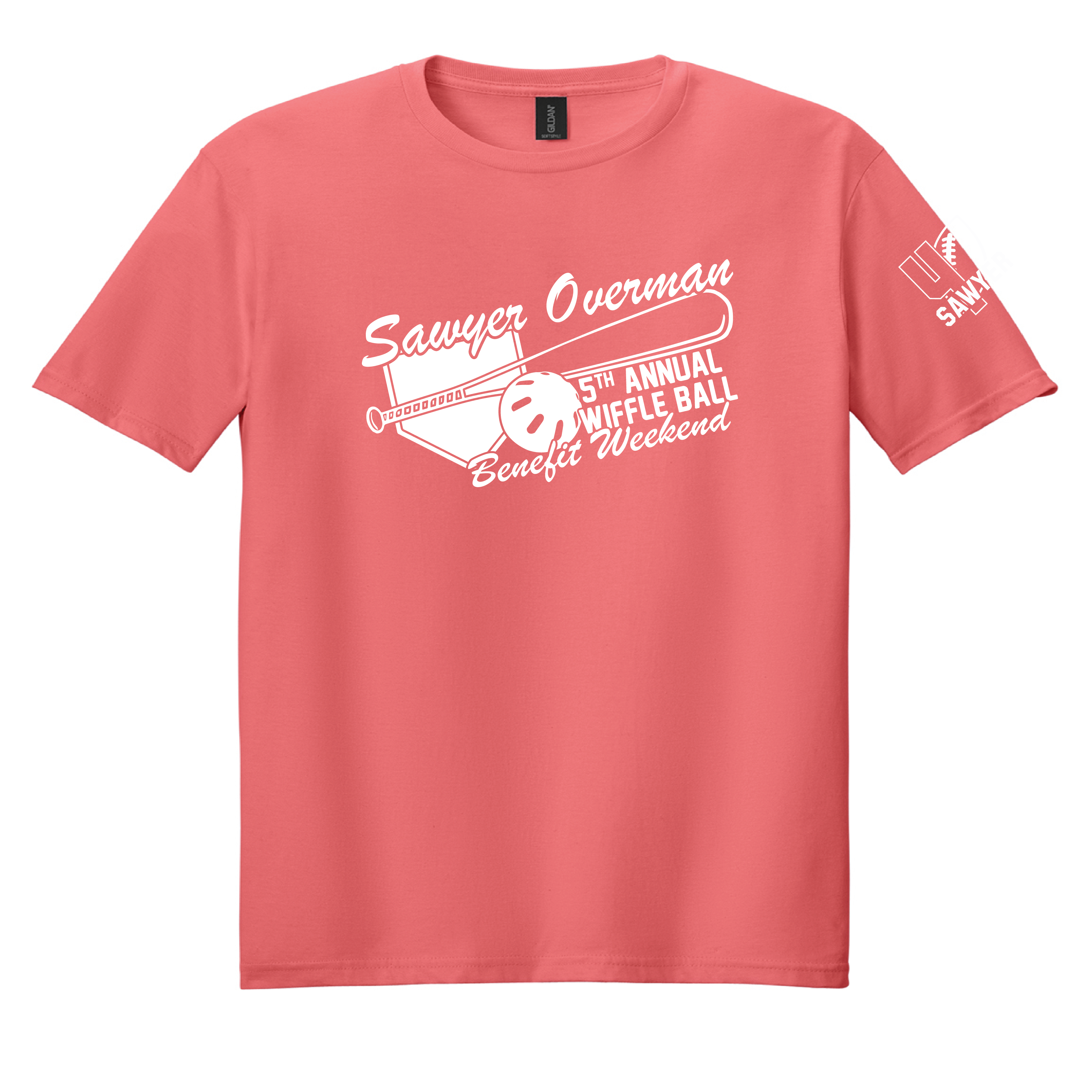 Adult Gildan G640 - Softstyle Unisex T-Shirt - Wiffle ball