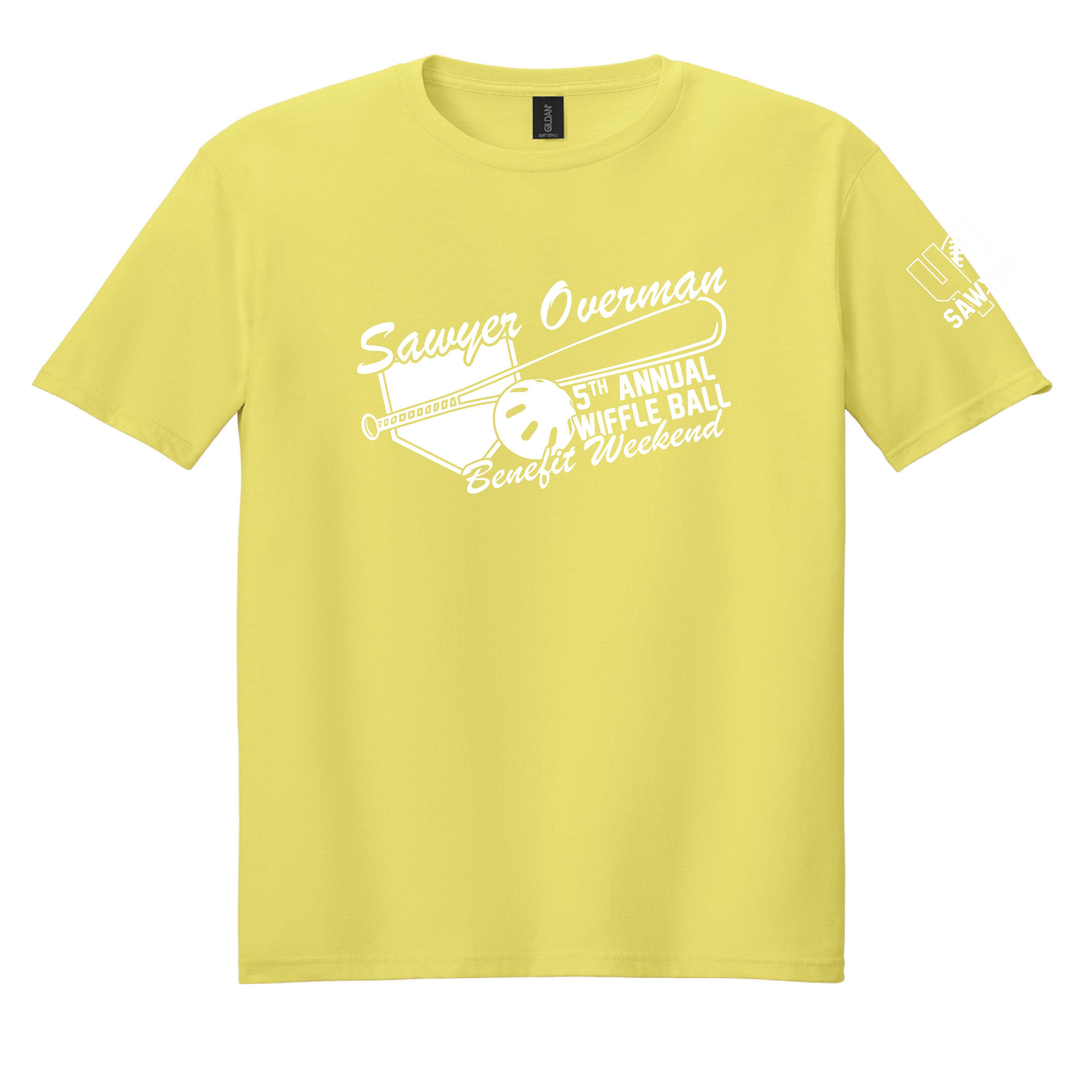 Adult Gildan G640 - Softstyle Unisex T-Shirt - Wiffle ball