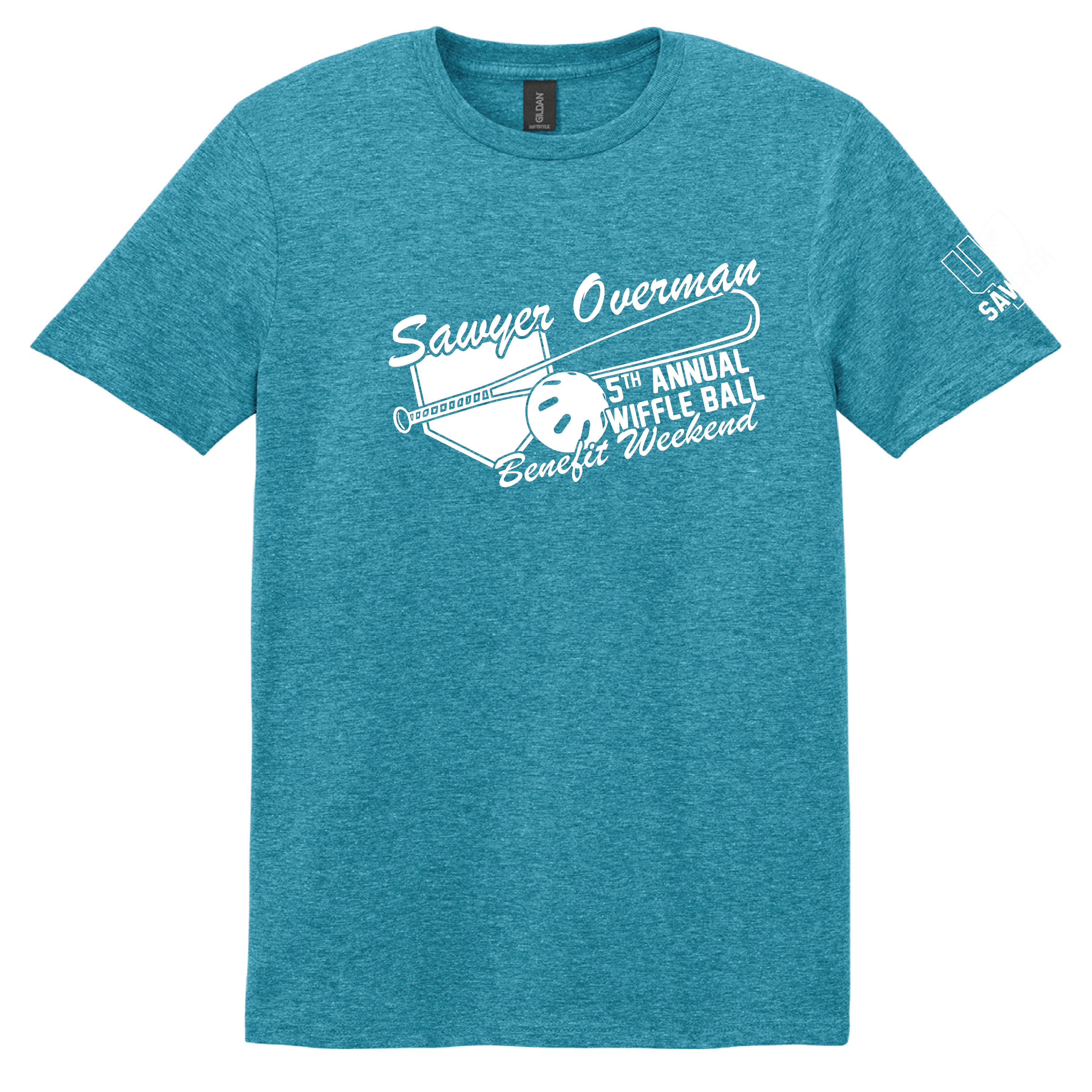 Adult Gildan G640 - Softstyle Unisex T-Shirt - Wiffle ball