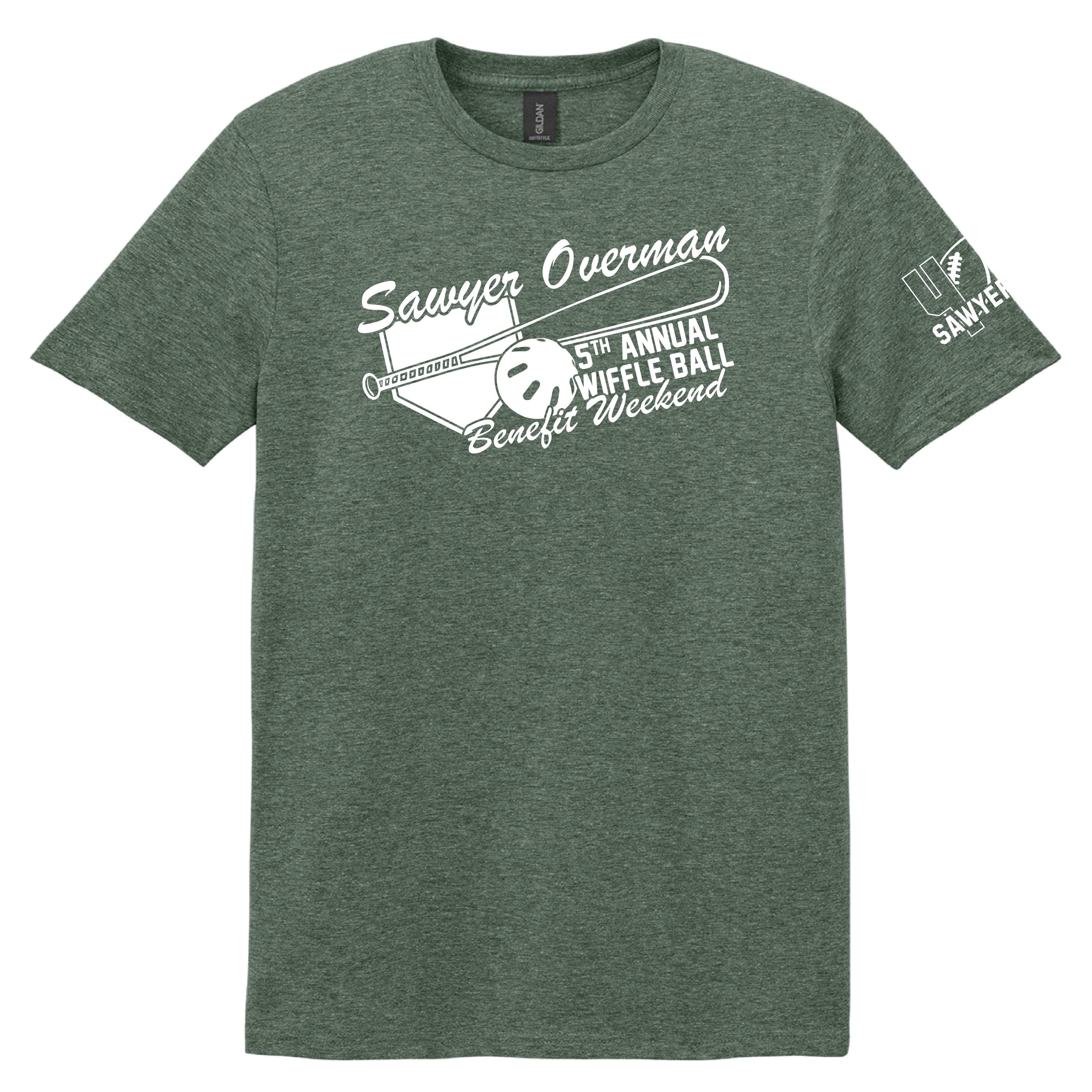 Adult Gildan G640 - Softstyle Unisex T-Shirt - Wiffle ball