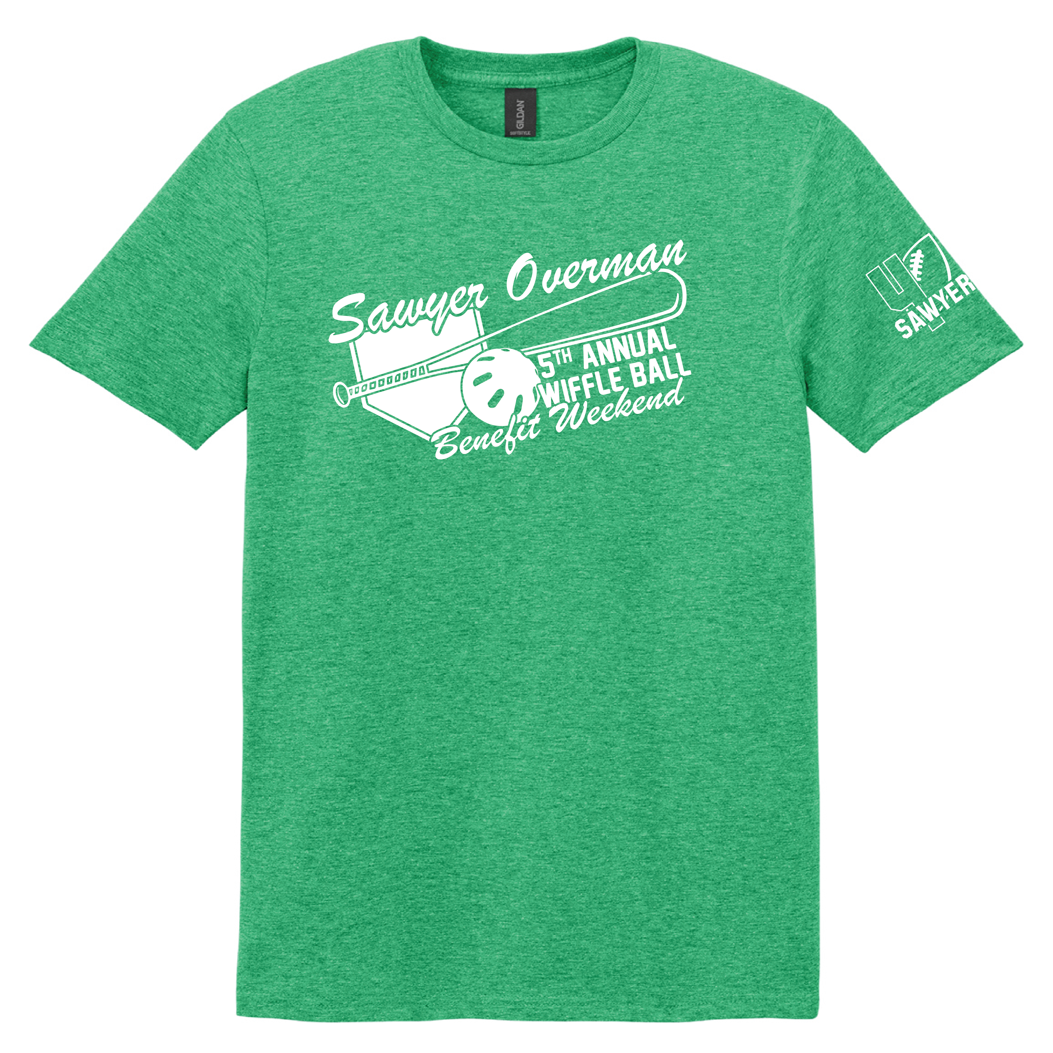 Adult Gildan G640 - Softstyle Unisex T-Shirt - Wiffle ball