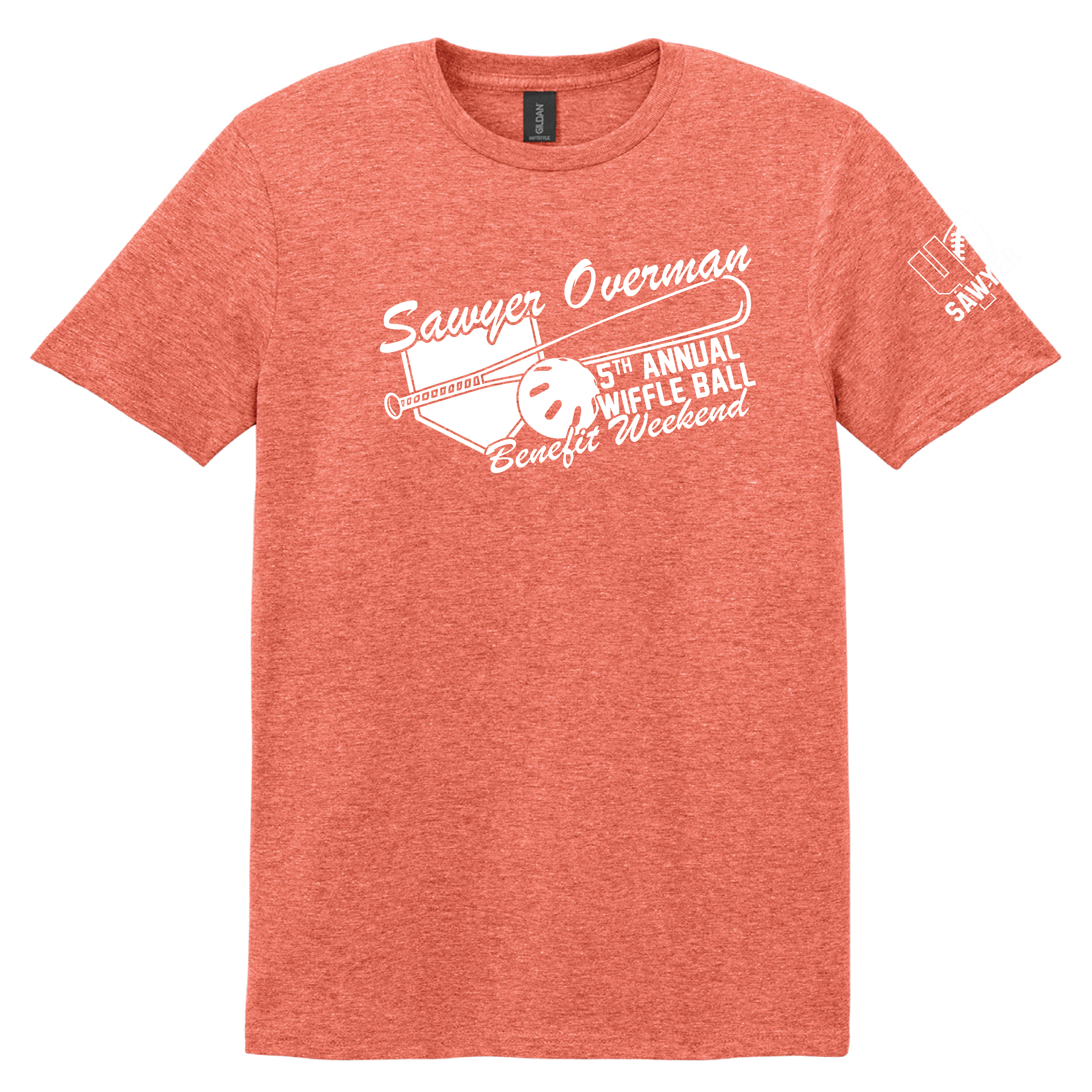 Adult Gildan G640 - Softstyle Unisex T-Shirt - Wiffle ball