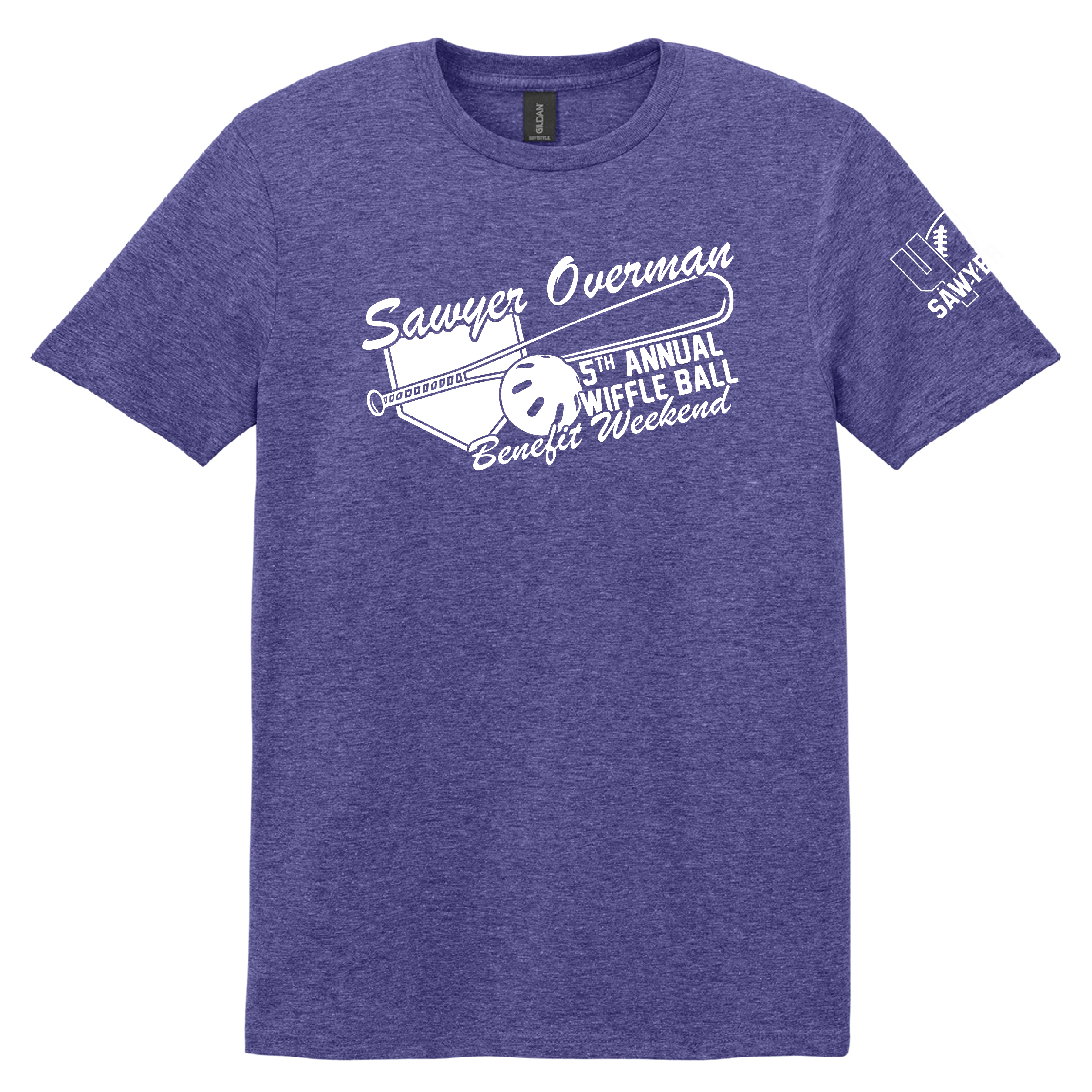 Adult Gildan G640 - Softstyle Unisex T-Shirt - Wiffle ball