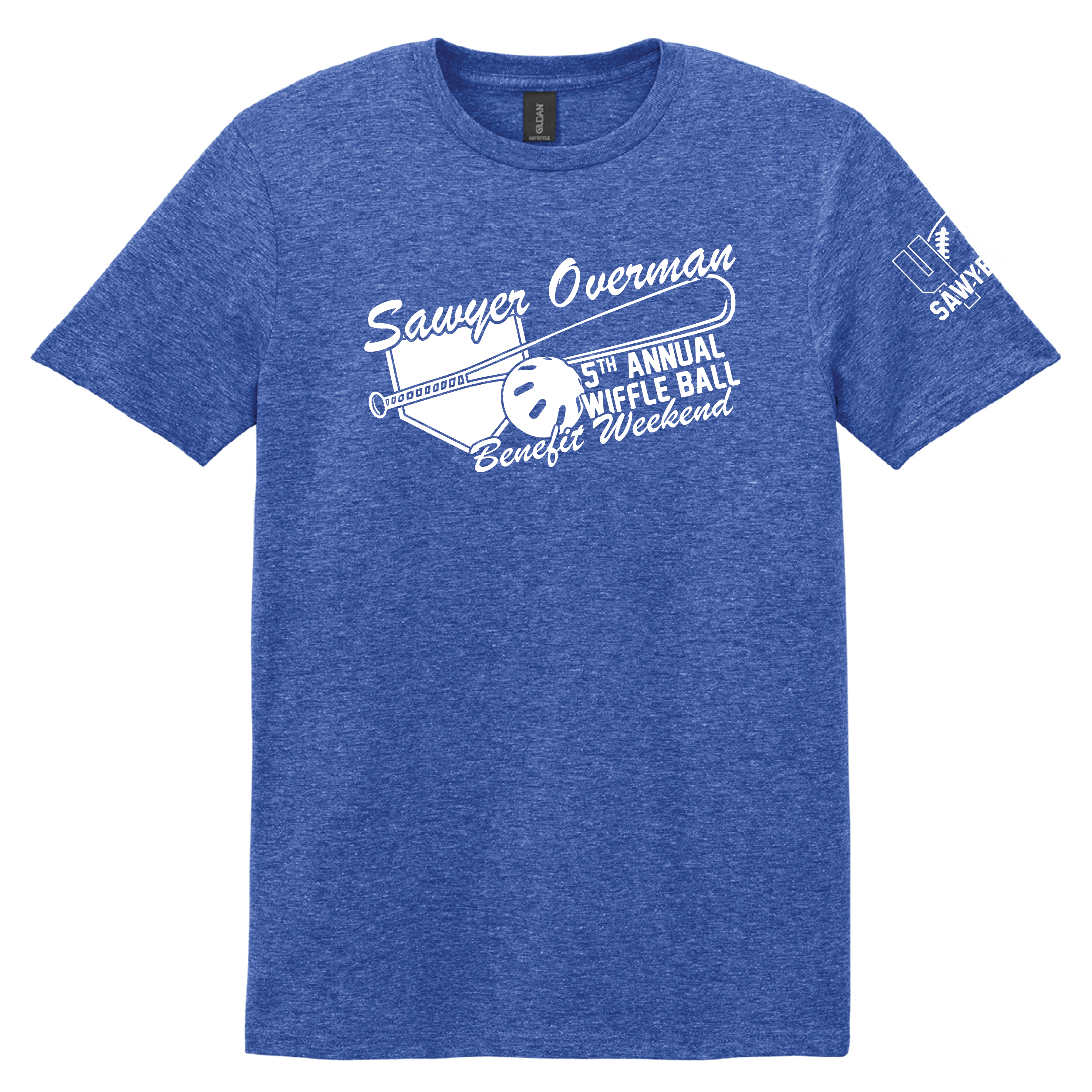 Adult Gildan G640 - Softstyle Unisex T-Shirt - Wiffle ball