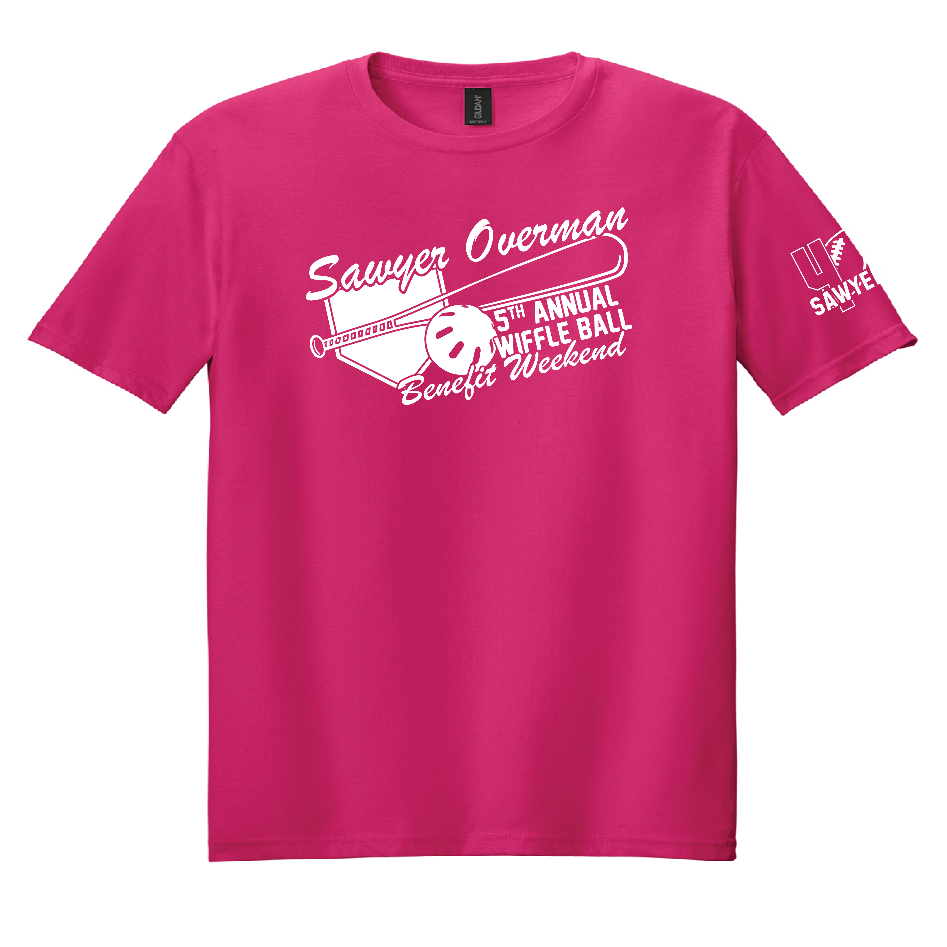 Adult Gildan G640 - Softstyle Unisex T-Shirt - Wiffle ball
