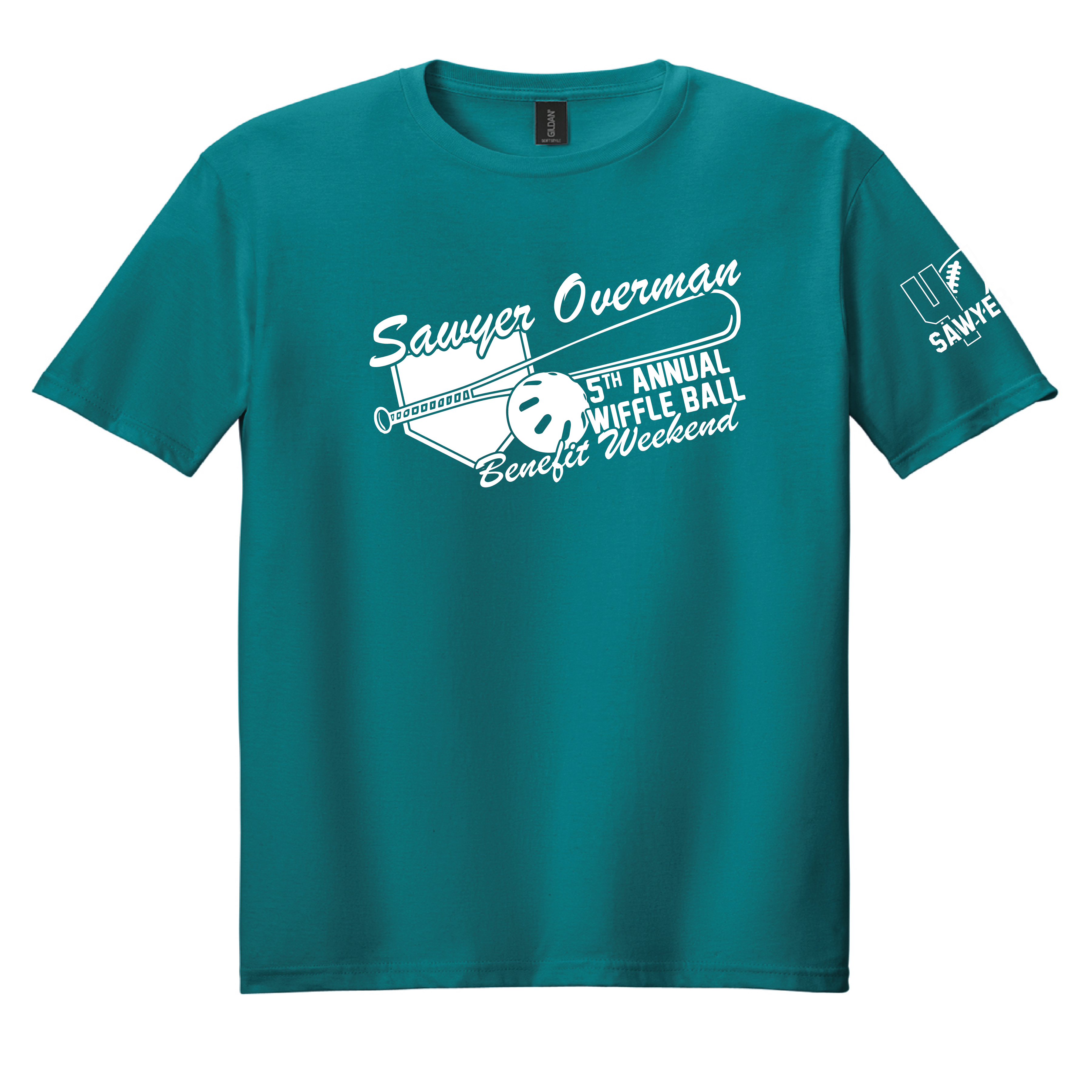 Adult Gildan G640 - Softstyle Unisex T-Shirt - Wiffle ball