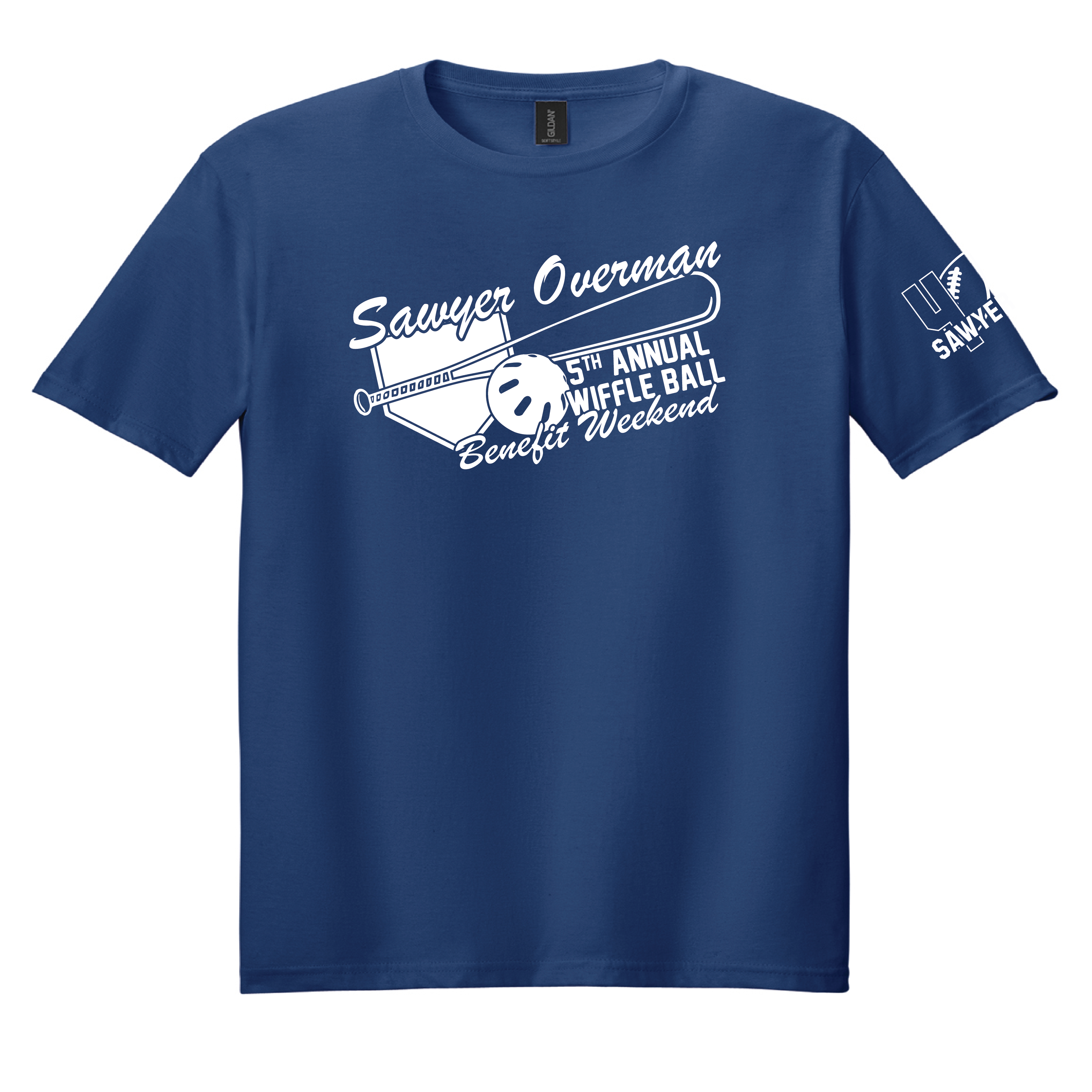 Adult Gildan G640 - Softstyle Unisex T-Shirt - Wiffle ball