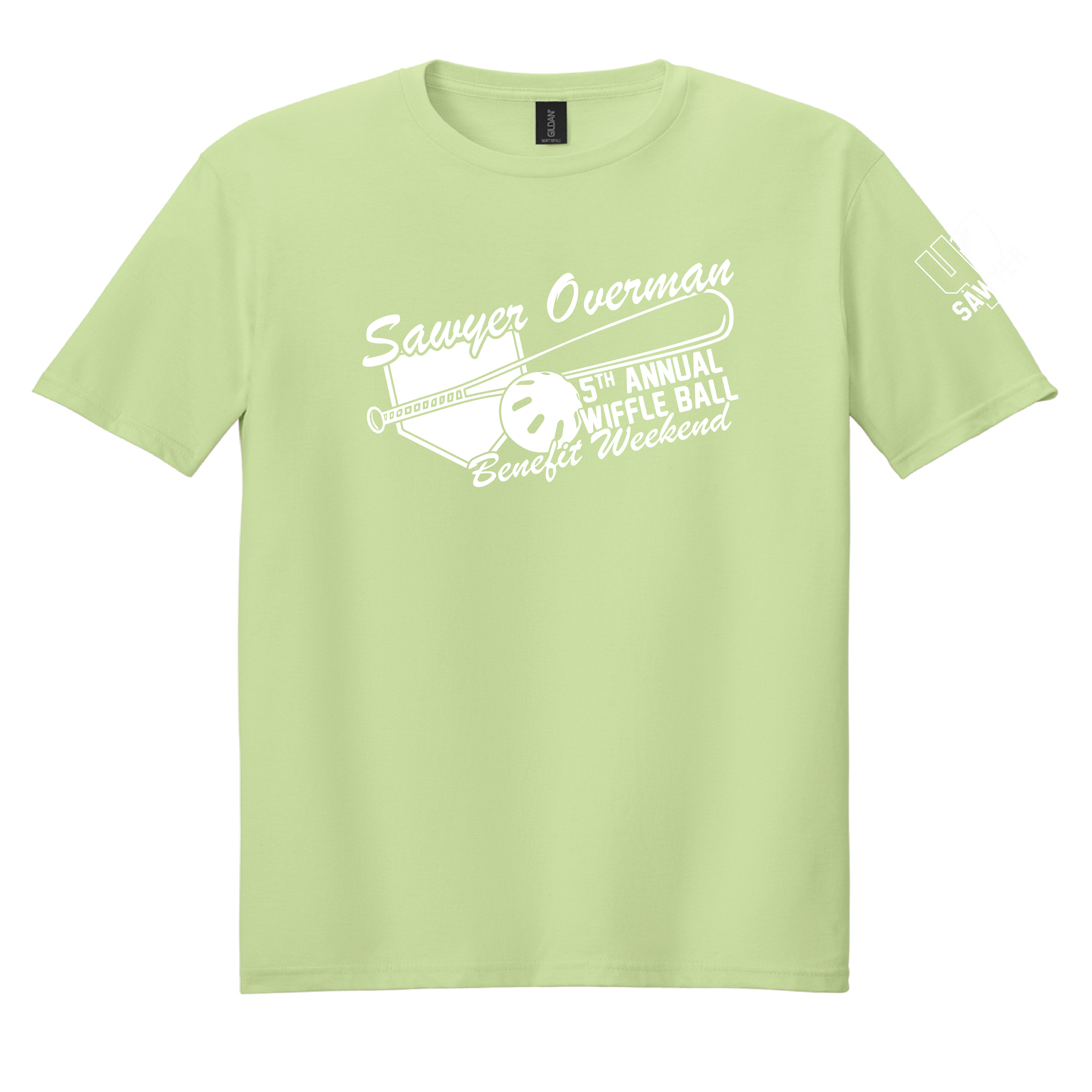 Adult Gildan G640 - Softstyle Unisex T-Shirt - Wiffle ball