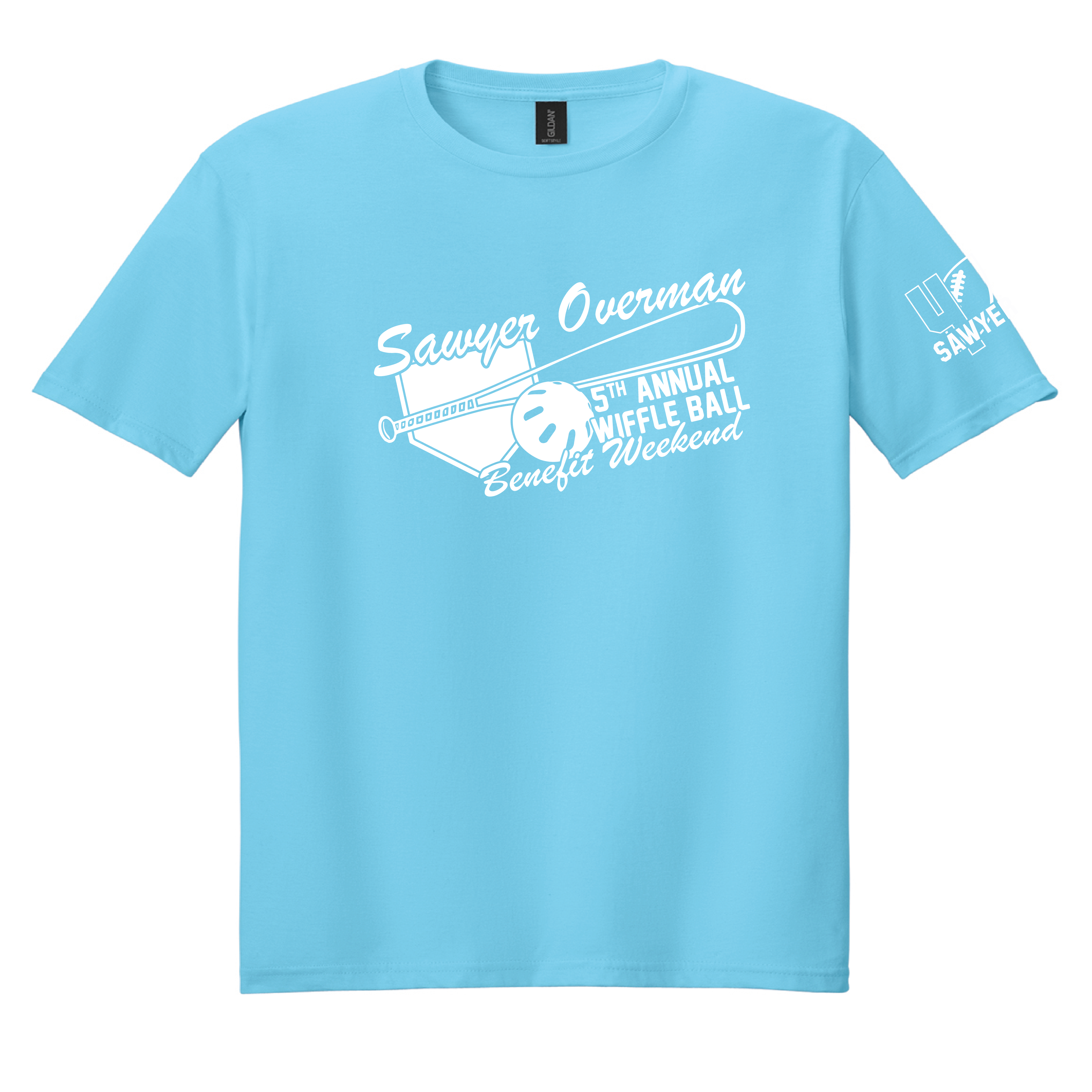 Adult Gildan G640 - Softstyle Unisex T-Shirt - Wiffle ball