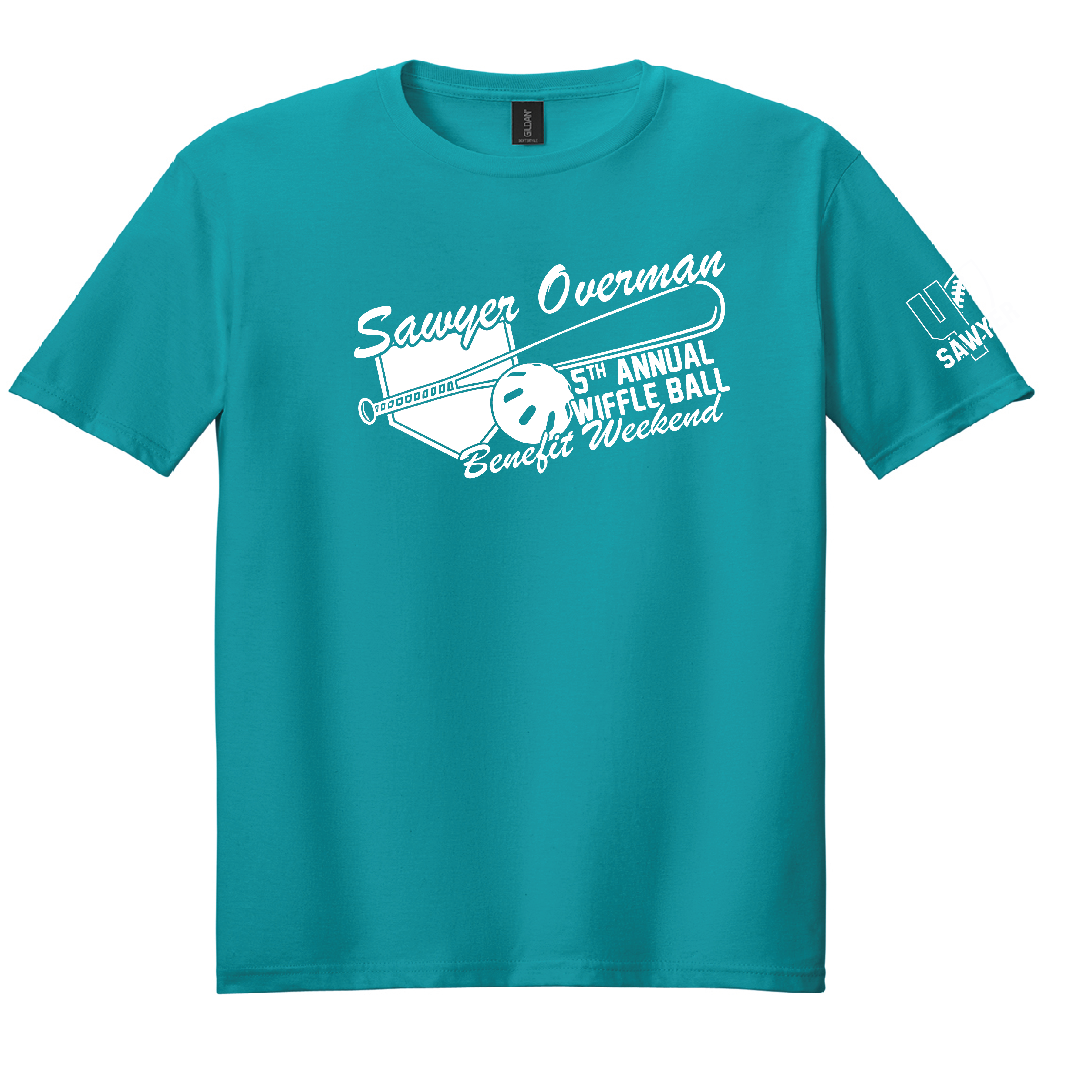 Adult Gildan G640 - Softstyle Unisex T-Shirt - Wiffle ball