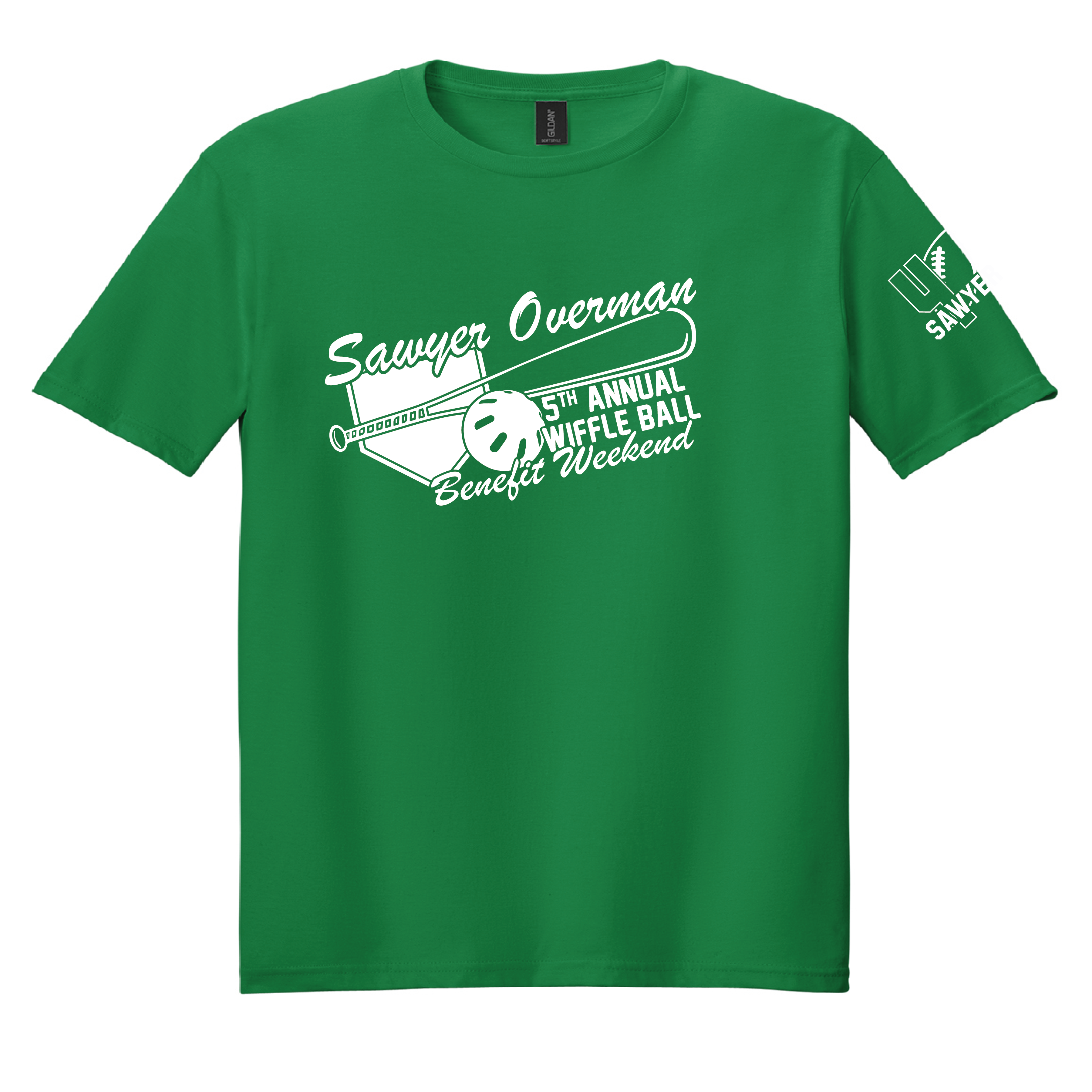 Adult Gildan G640 - Softstyle Unisex T-Shirt - Wiffle ball