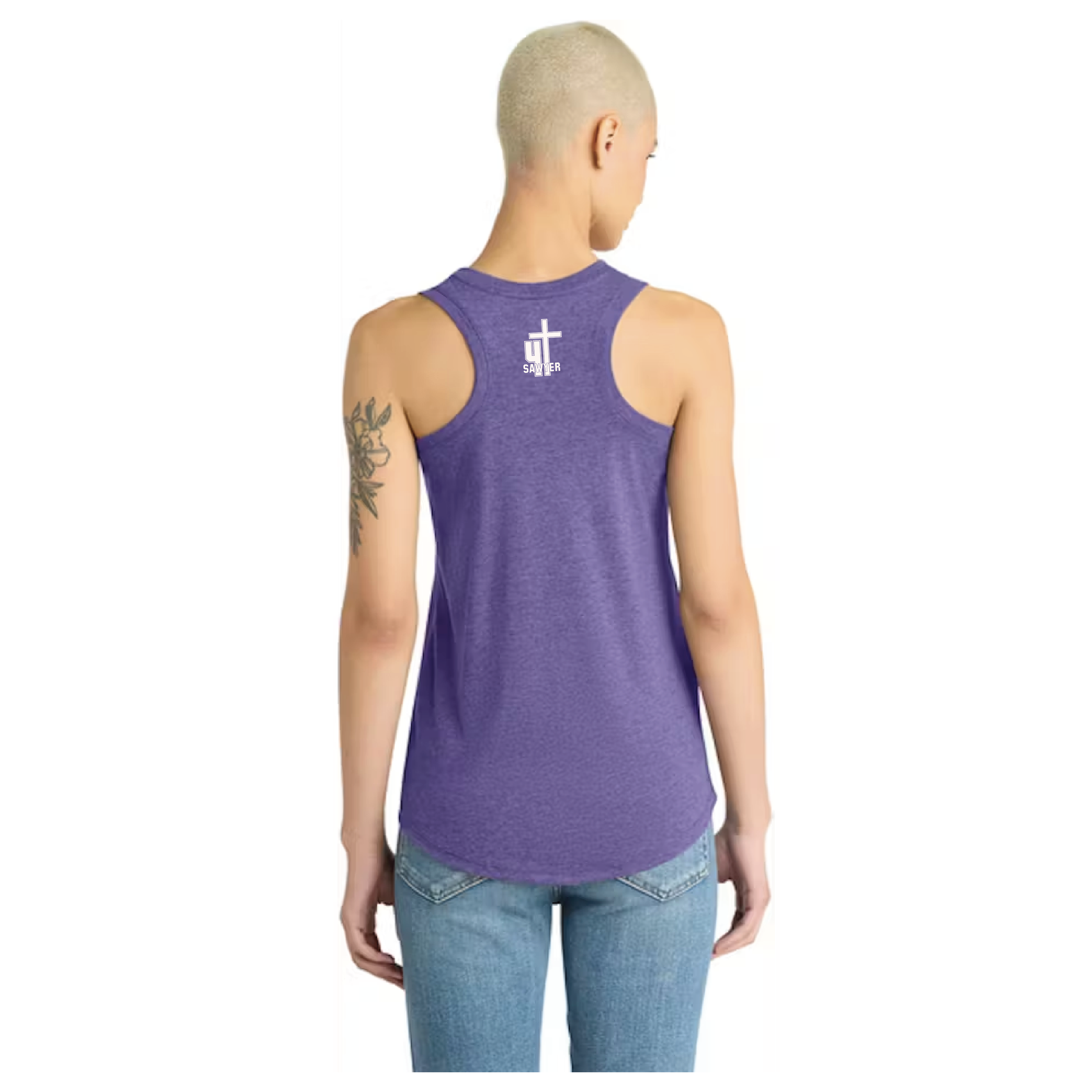 District DM138L - Women's Perfect Tri Racerback Tank - US